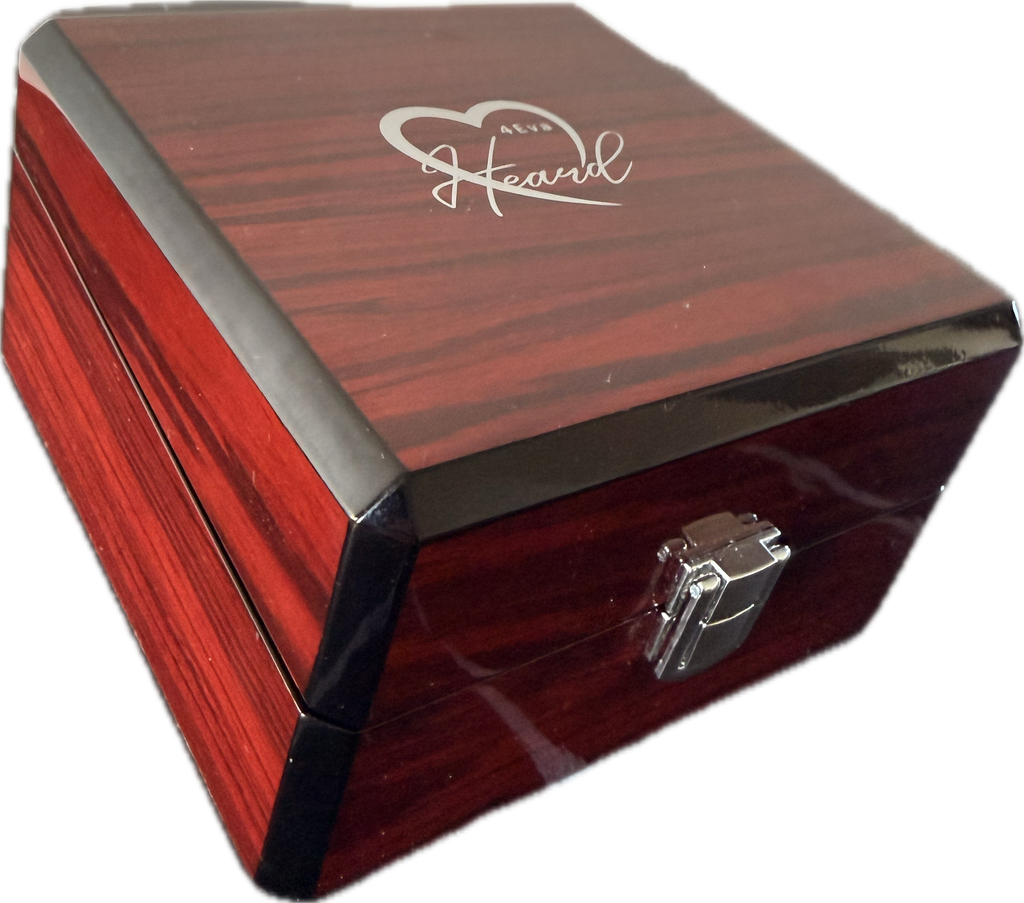 Wooden Audio Message Keepsake Box