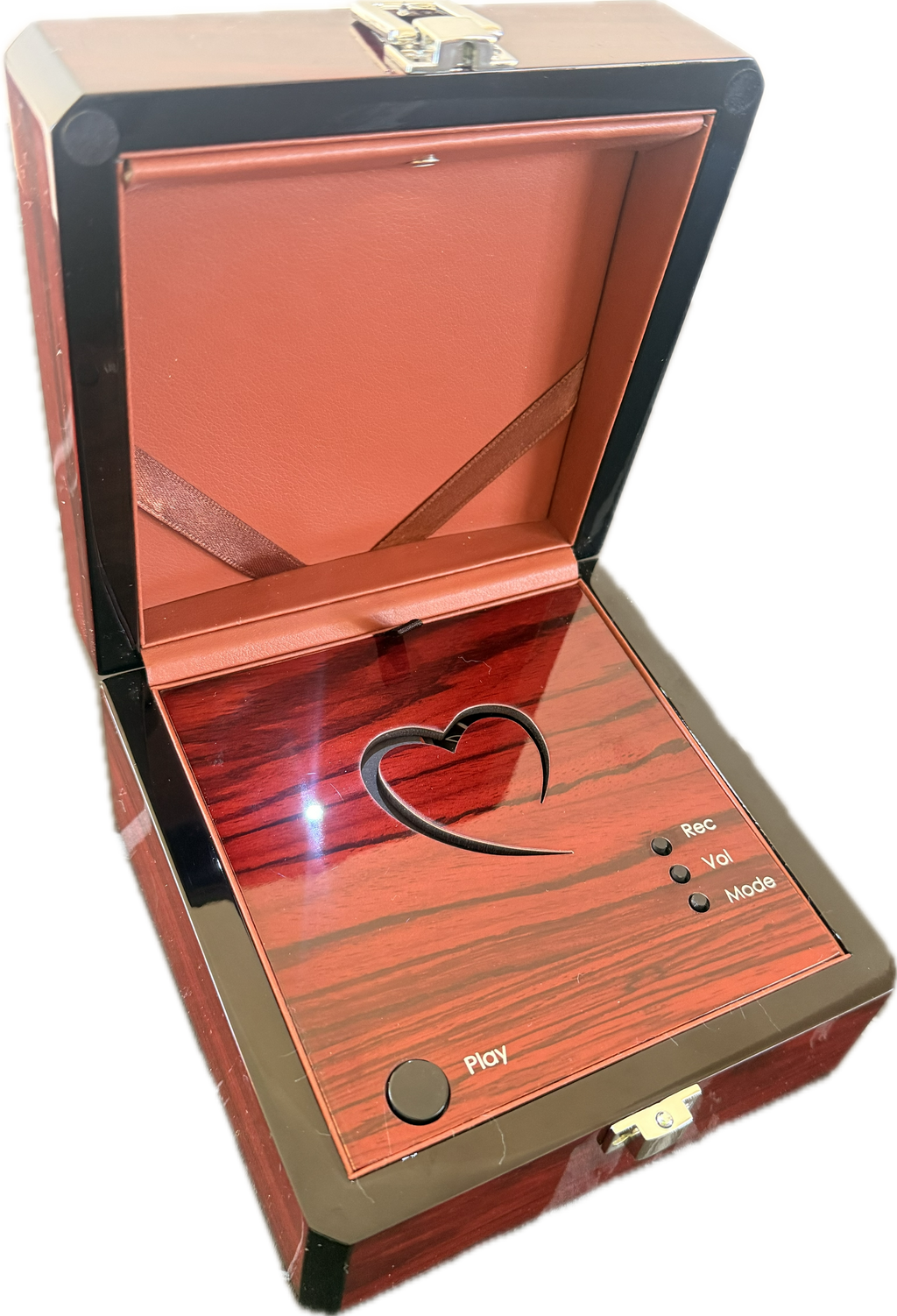 Wooden Audio Message Keepsake Box